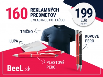 160 reklamných predmetov