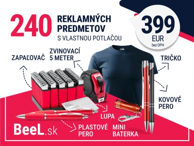 240 reklamných predmetov